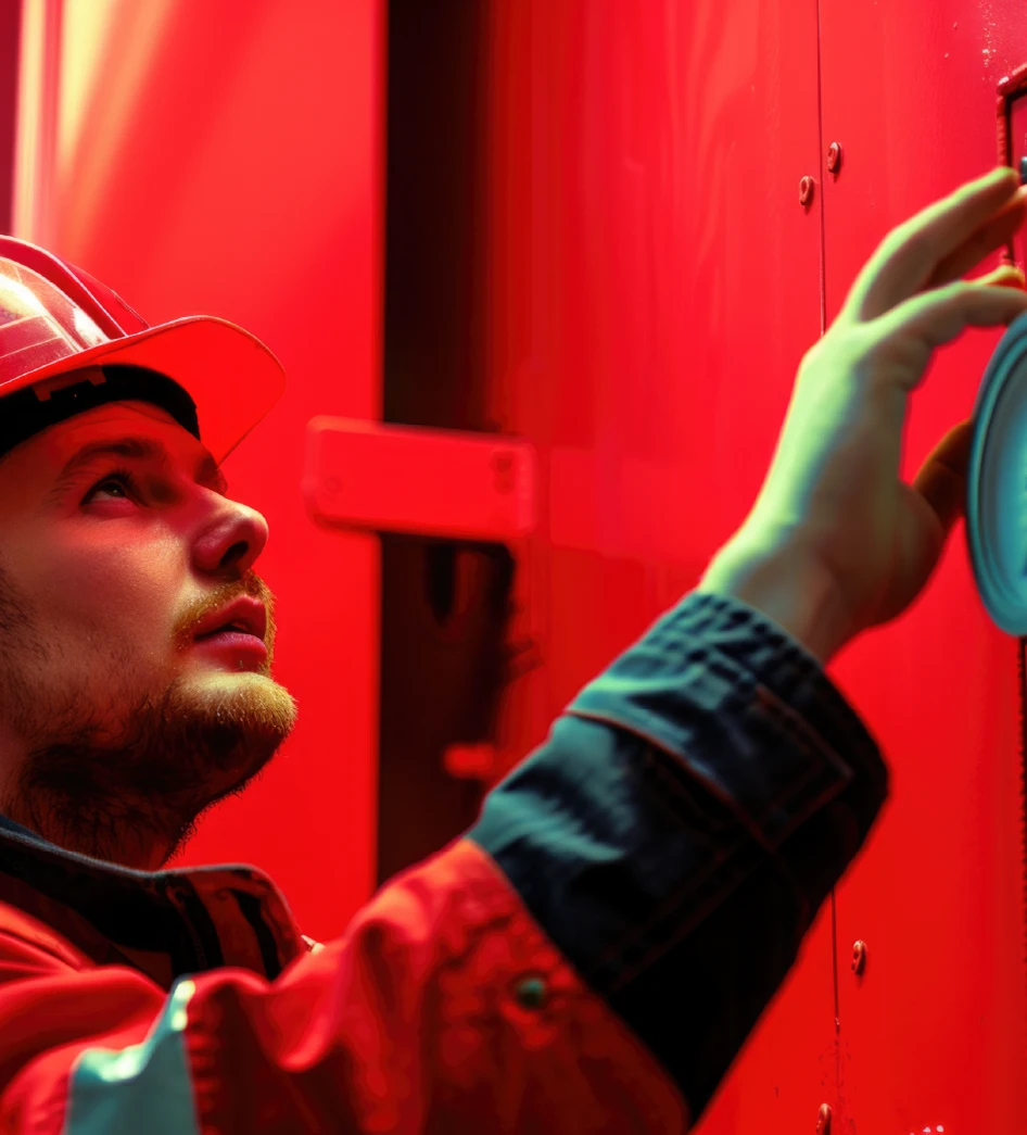 Fire service illustration